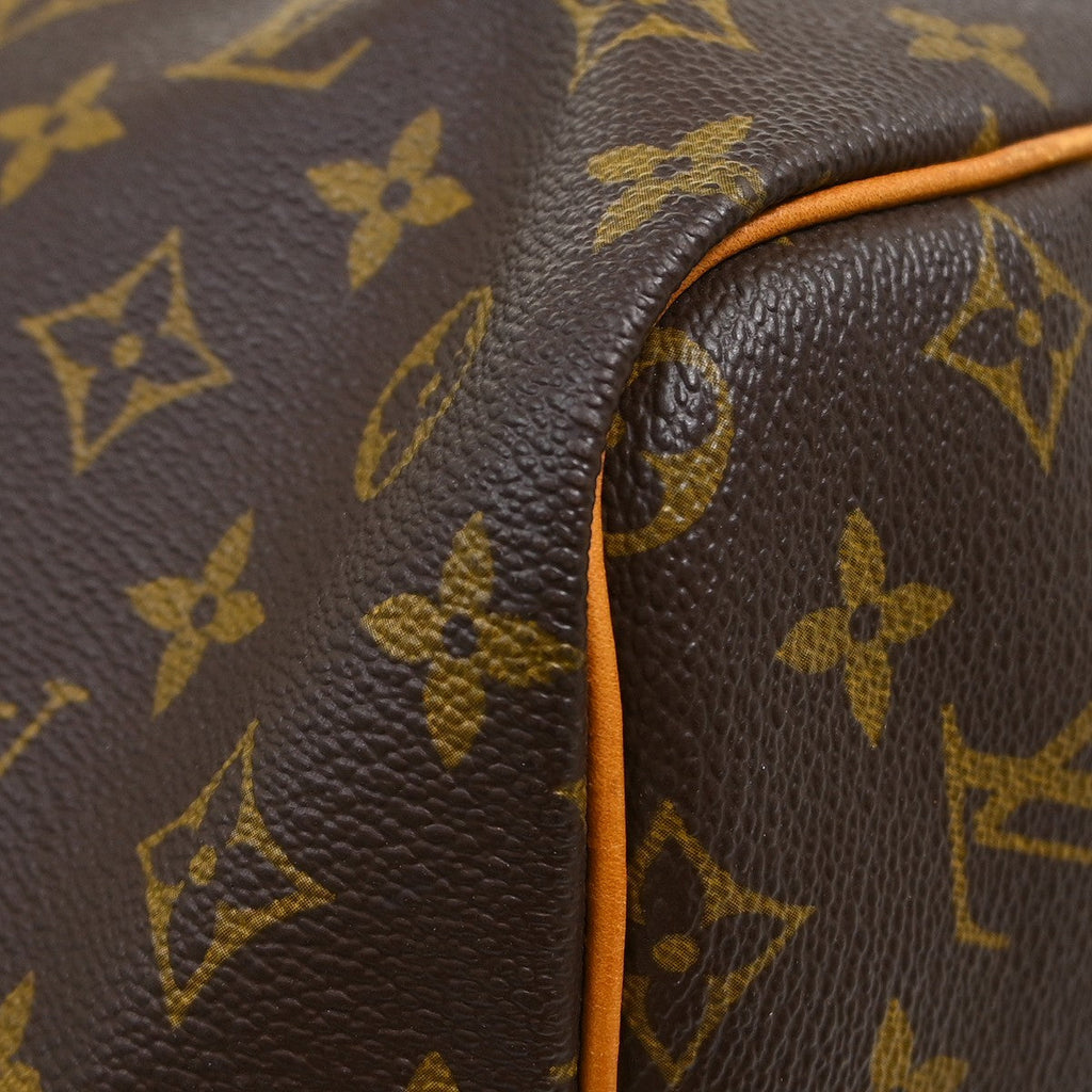Louis Vuitton Keepall Bag Monogram Canvas Brown Canvas Travel Bag Bag (Pre-Owned)