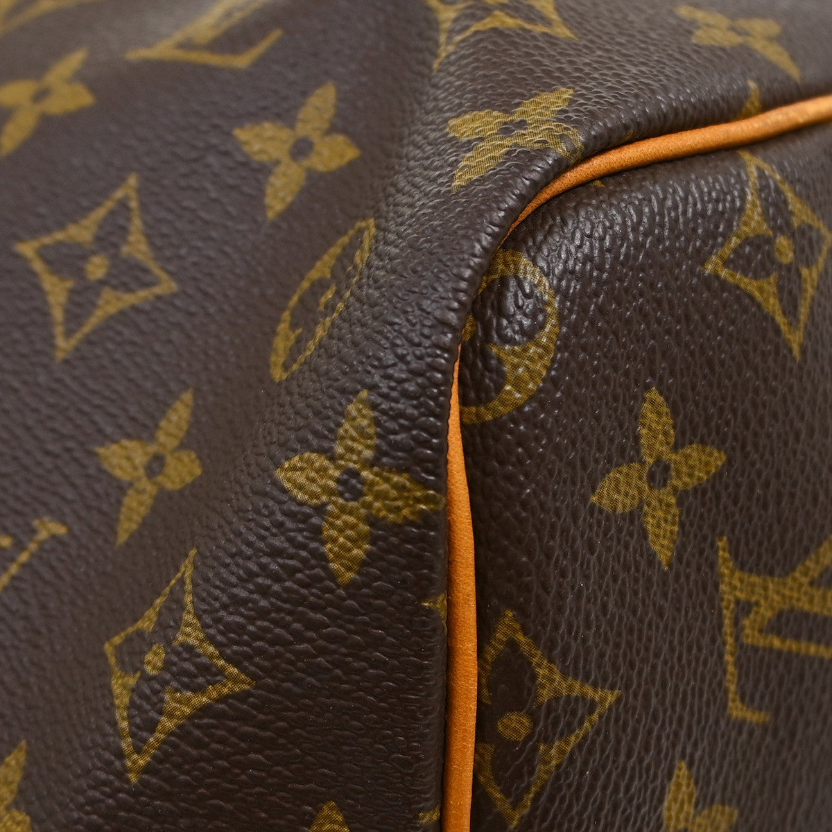 Louis Vuitton Keepall Bag Monogram Canvas Brown Canvas Travel Bag Bag (Pre-Owned)