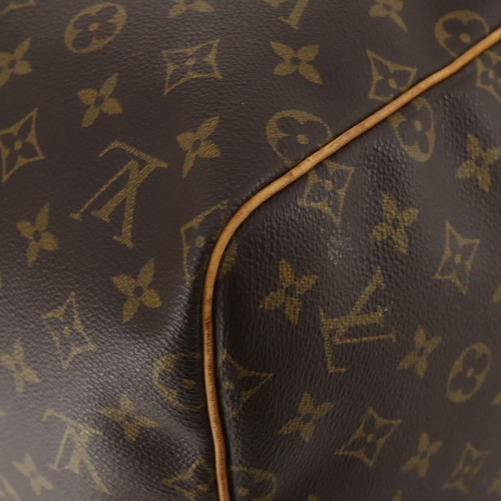 Louis Vuitton Keepall Bag Monogram Canvas Brown Canvas Travel Bag Bag (Pre-Owned)