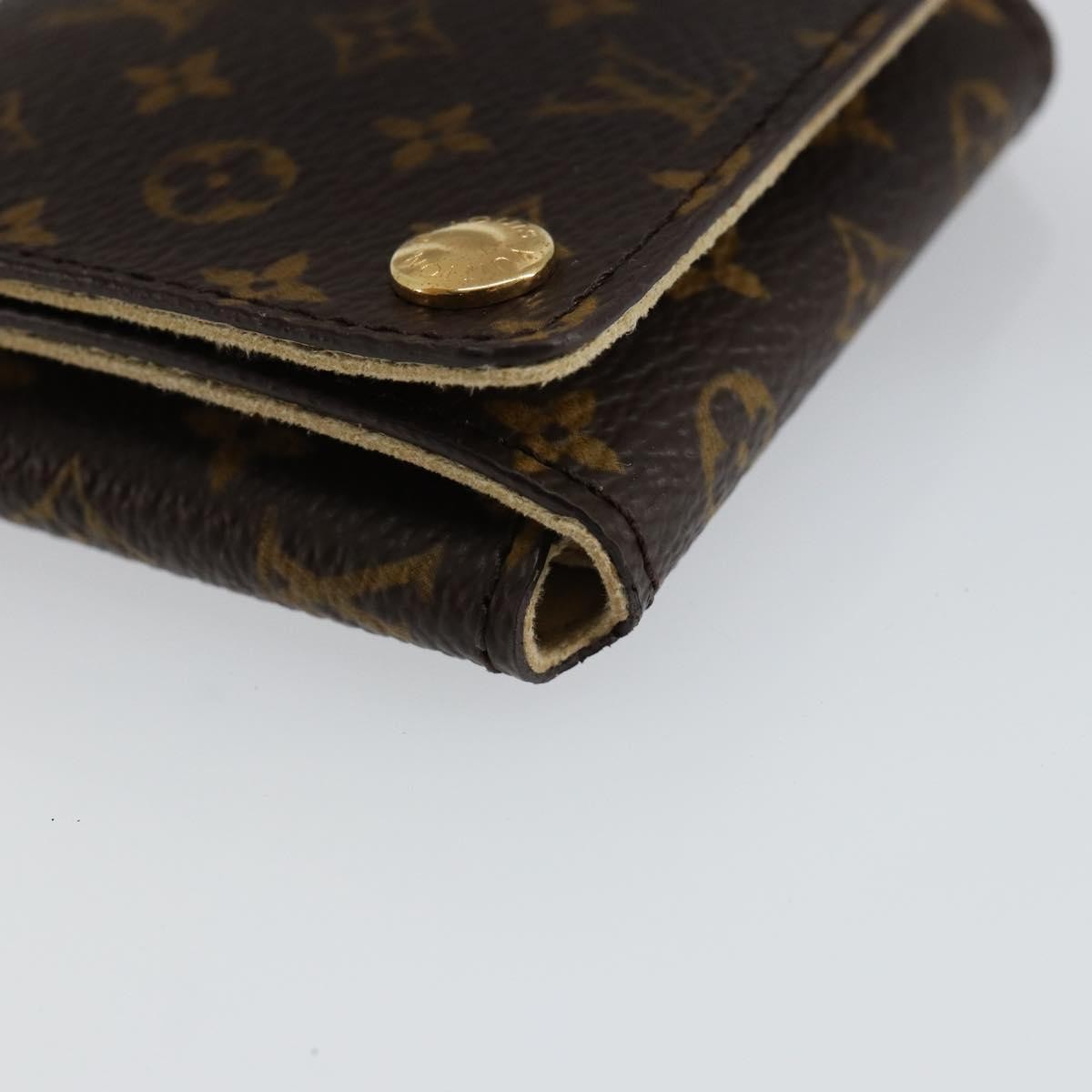 Louis Vuitton Case Jewelry Box Canvas Brown Canvas Wallets Accessory (Pre-Owned)