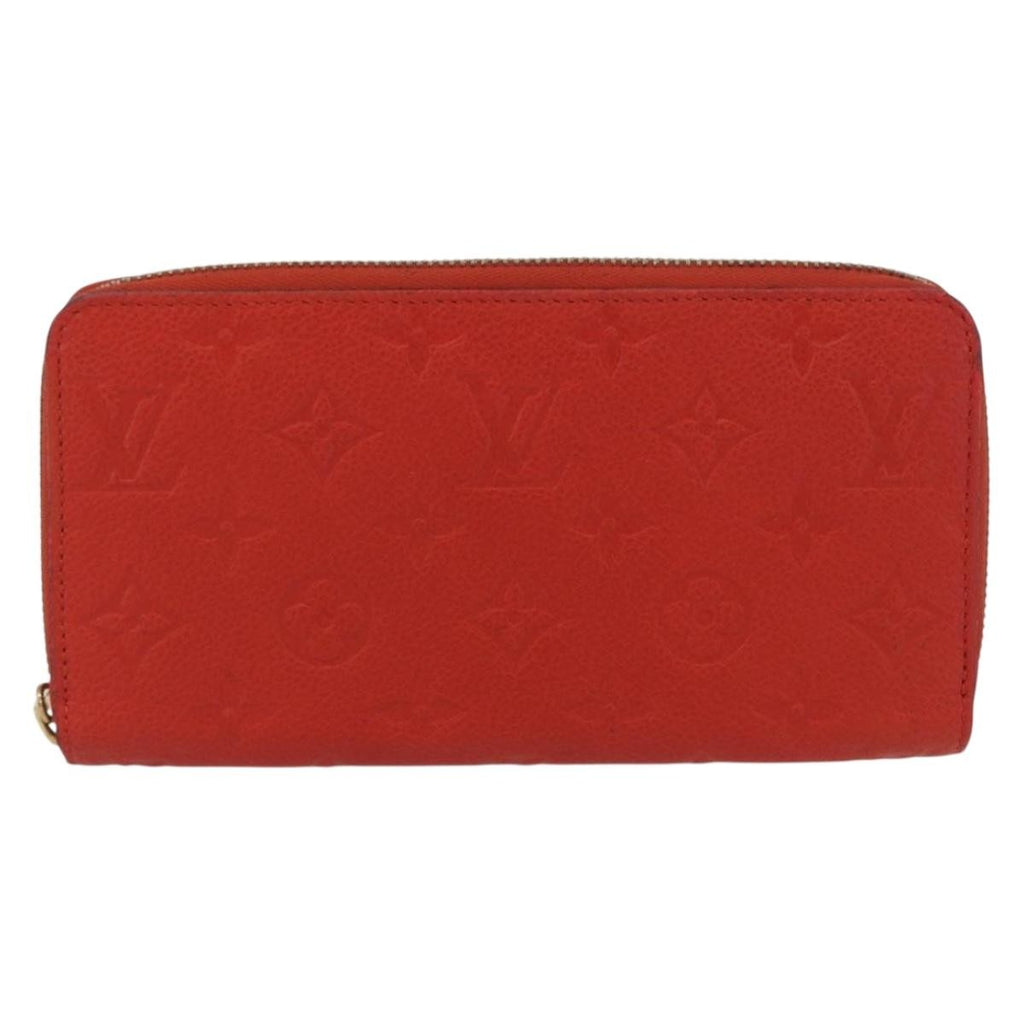Louis Vuitton Portefeuille Zippy Monogramme Empreinte Monogramme Empreinte Orange Leather Wallets Accessory (Pre-Owned)