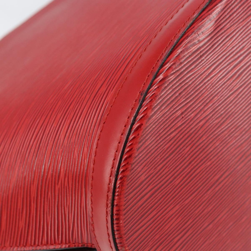 Louis Vuitton Saint Jacques Handbag Epi Leather Red Leather Shoulder Bag Bag (Pre-Owned)