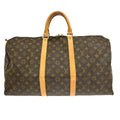 Louis Vuitton Keepall Bag Monogram Canvas Brown Canvas Travel Bag Bag (Pre-Owned)
