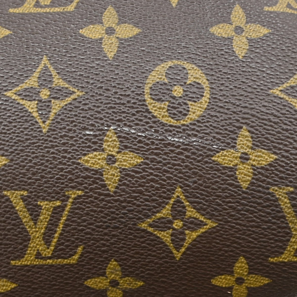 Louis Vuitton Keepall Bag Monogram Canvas Brown Canvas Travel Bag Bag (Pre-Owned)