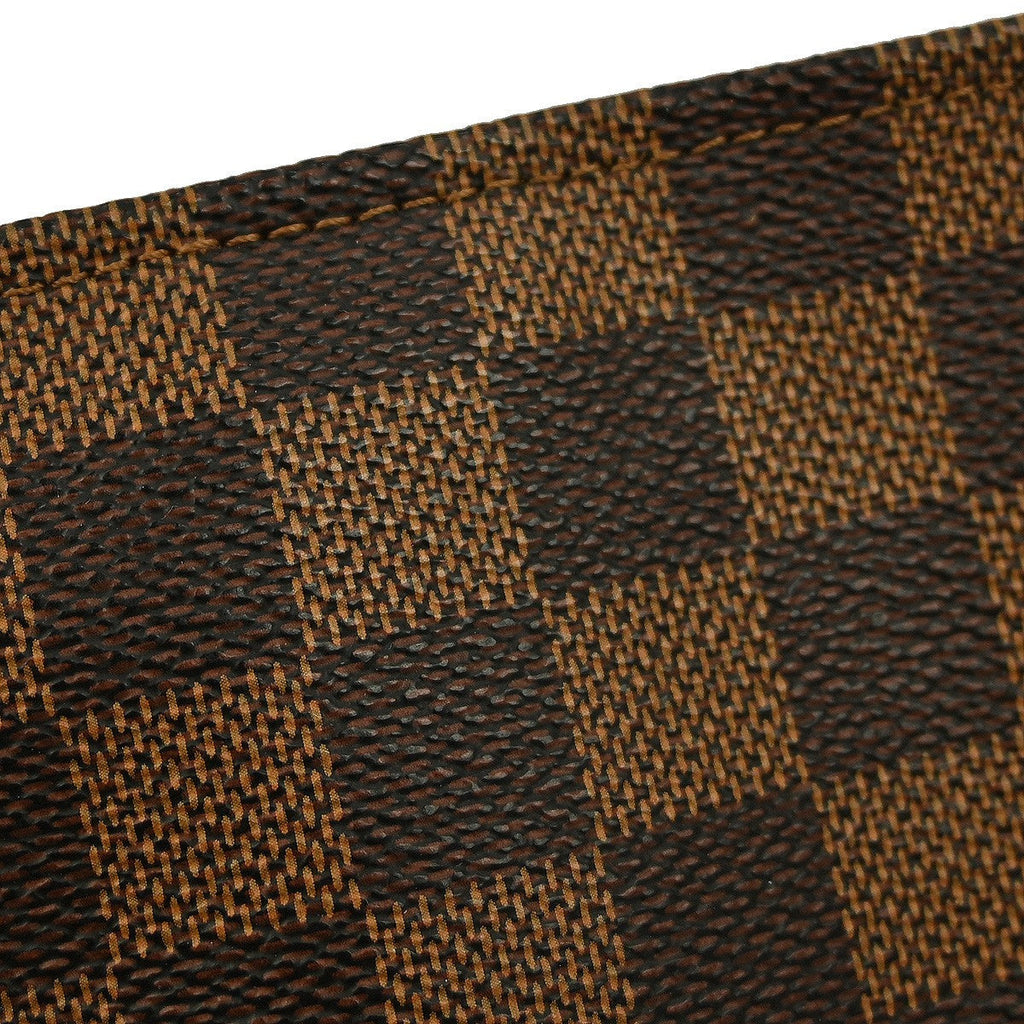 Louis Vuitton Trousse Make Up Bag Damier Canvas Brown Canvas Clutche & Pouche Bag (Pre-Owned)