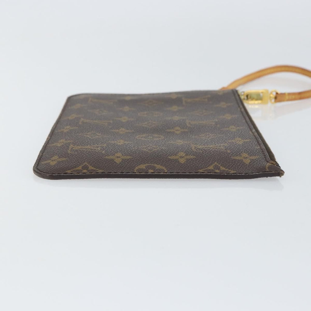 Louis Vuitton Neverfull Pochette Monogram Canvas Brown Canvas Clutche & Pouche Bag (Pre-Owned)