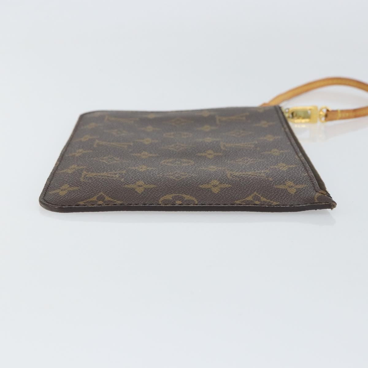 Louis Vuitton Neverfull Pochette Monogram Canvas Brown Canvas Clutche & Pouche Bag (Pre-Owned)