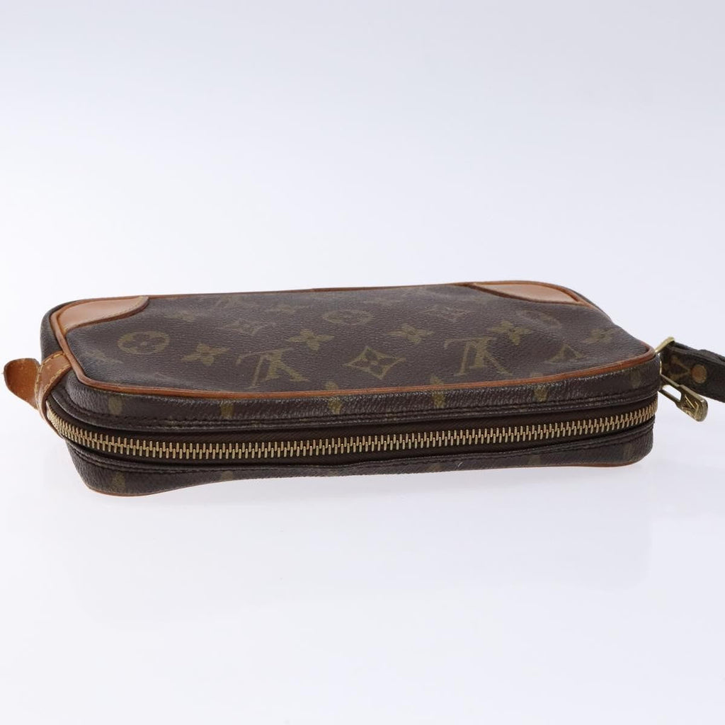 Louis Vuitton Marly Dragonne Clutch Monogram Canvas Brown Canvas Clutche & Pouche Bag (Pre-Owned)