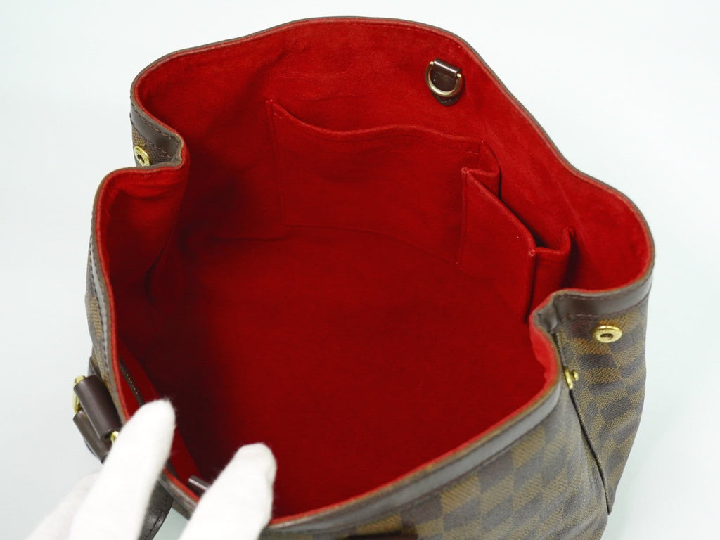 Louis Vuitton Hampstead Handbag Damier Brown Canvas Tote Bag Bag (Pre-Owned)