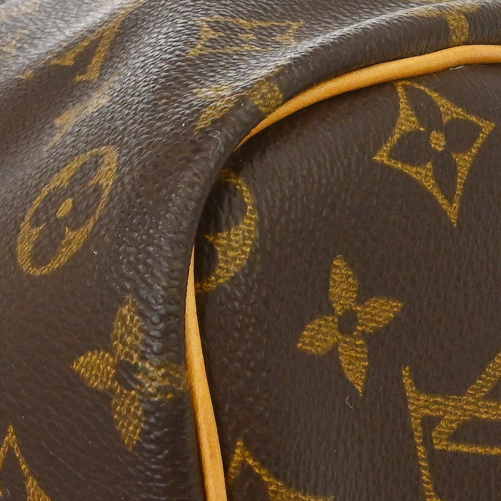 Louis Vuitton Keepall Bag Monogram Canvas Brown Canvas Travel Bag Bag (Pre-Owned)