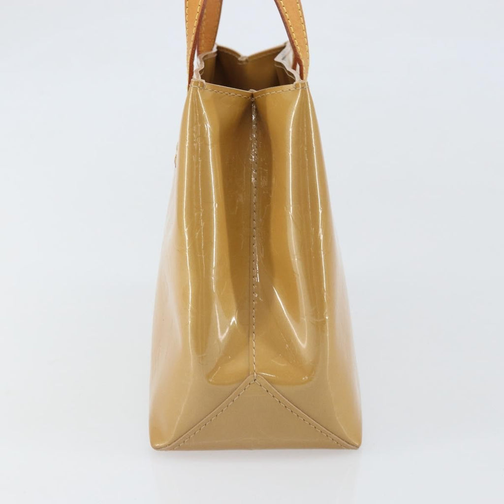 Louis Vuitton Reade Handbag Monogram Vernis Beige Patent_Leather Handbag (Pre-Owned)