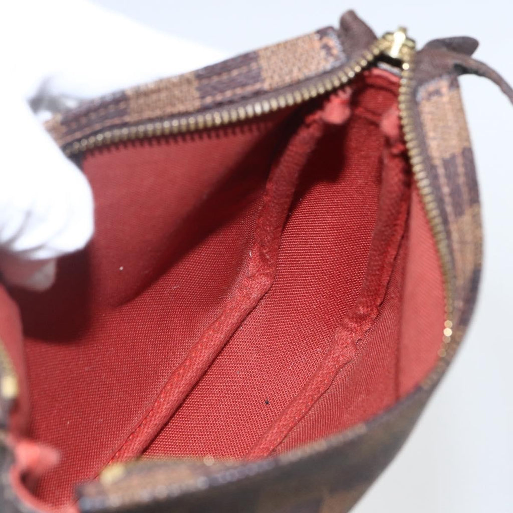 Louis Vuitton Trousse Make Up Bag Damier Canvas Brown Canvas Clutche & Pouche Bag (Pre-Owned)