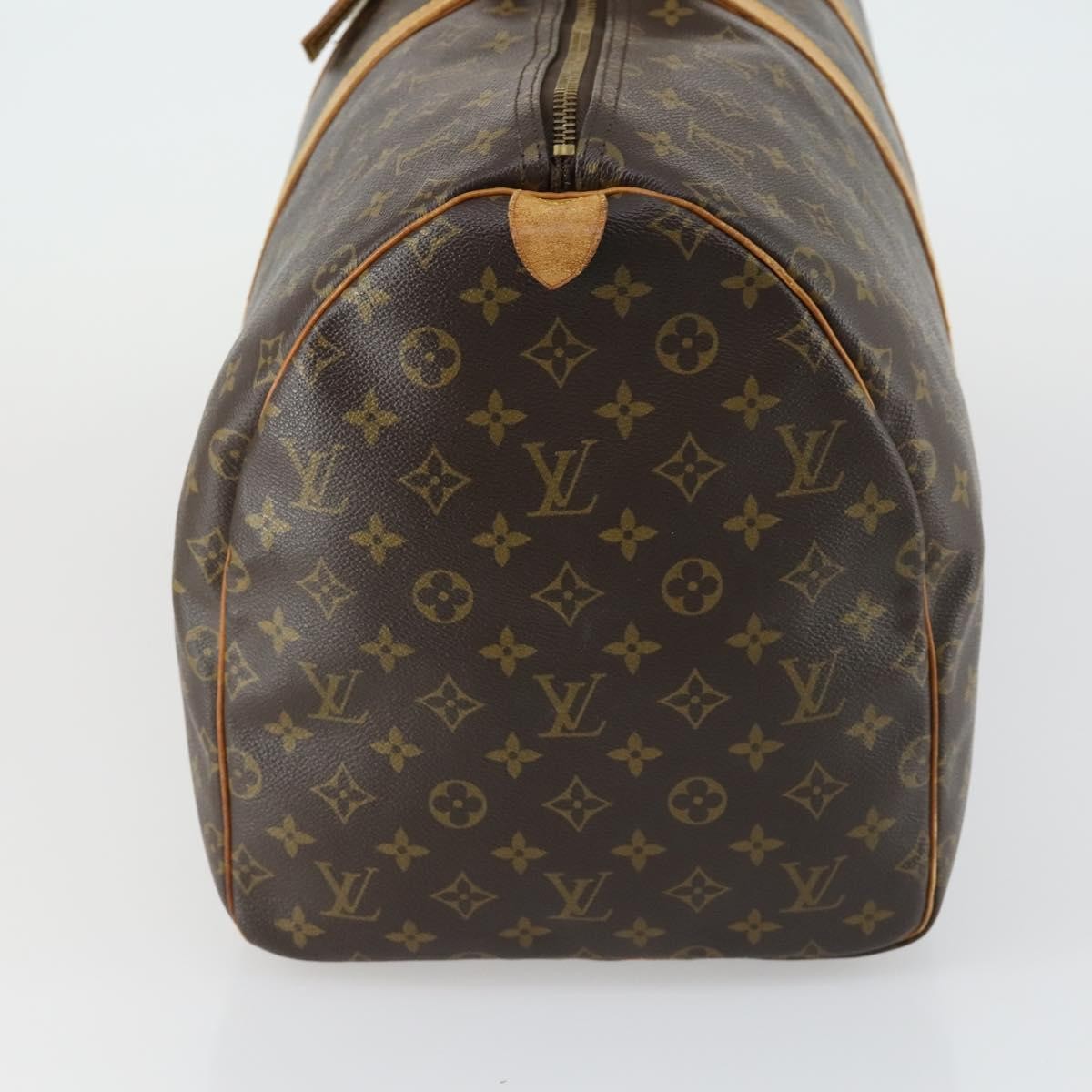 Louis Vuitton Keepall Bag Monogram Canvas Brown Canvas Travel Bag Bag (Pre-Owned)