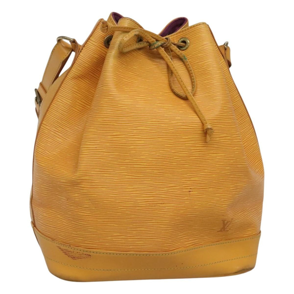 Louis Vuitton Noe Handbag Epi Leather Yellow Leather Shoulder Bag Bag (Pre-Owned)