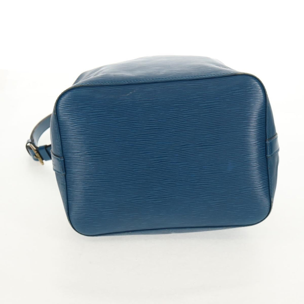 Louis Vuitton Petit Noe Handbag Epi Leather Blue Leather Shoulder Bag Bag (Pre-Owned)