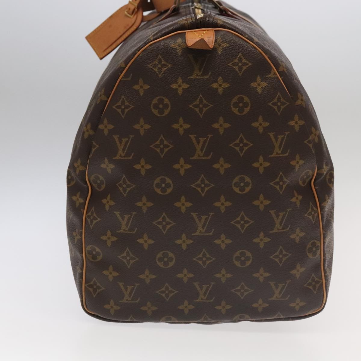 Louis Vuitton Keepall Bag Monogram Canvas Brown Canvas Travel Bag Bag (Pre-Owned)
