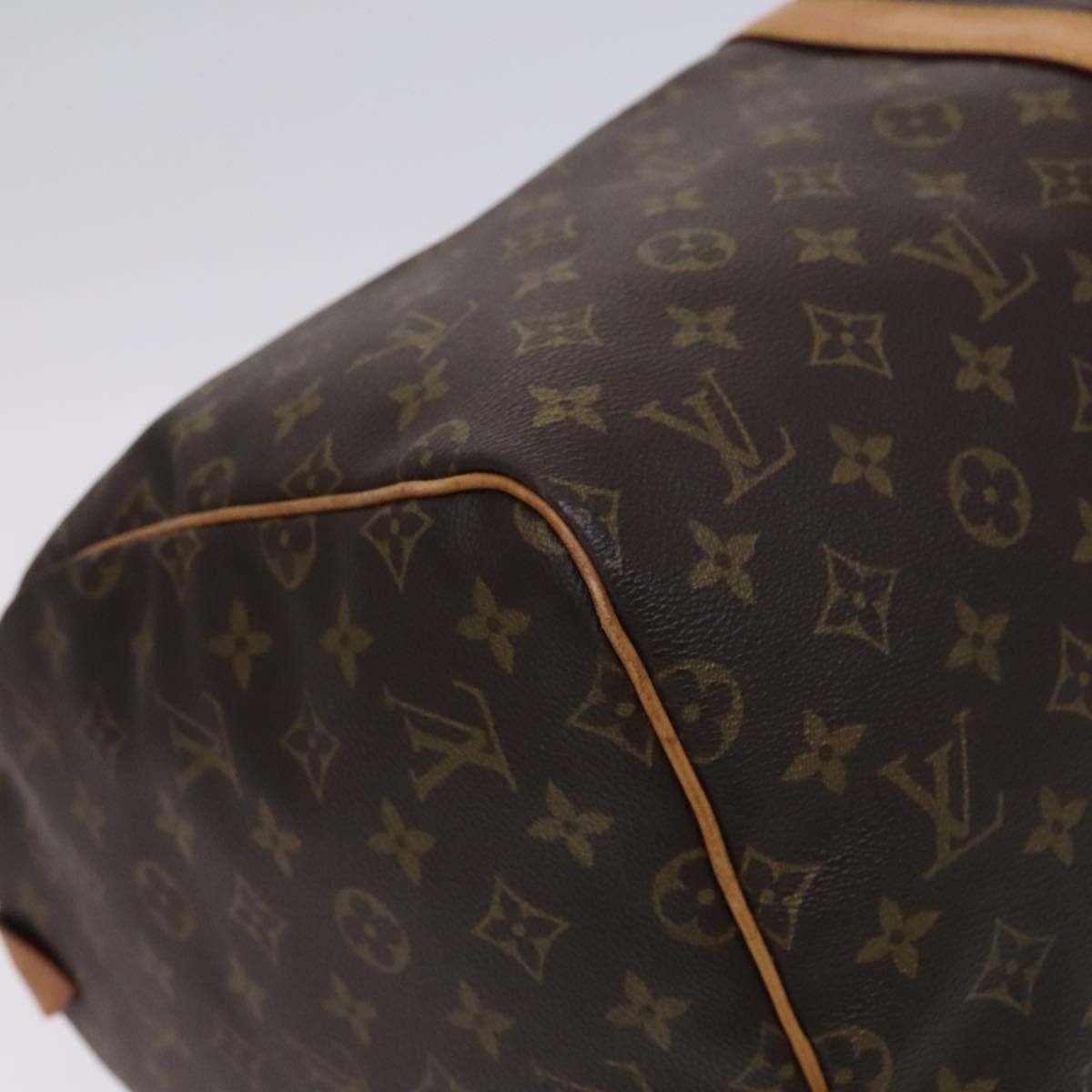 Louis Vuitton Keepall Bag Monogram Canvas Brown Canvas Travel Bag Bag (Pre-Owned)