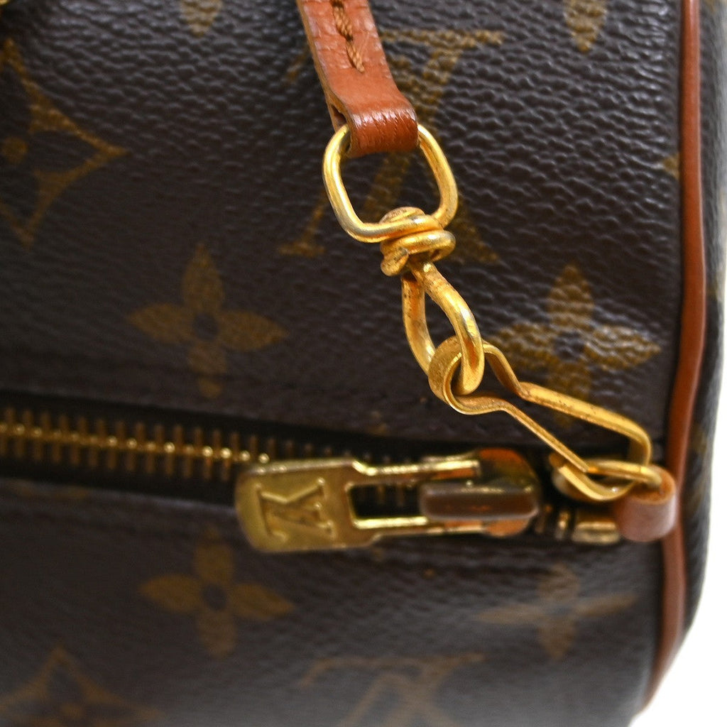 Louis Vuitton Papillon Handbag Monogram Canvas Brown Canvas Handbag (Pre-Owned)
