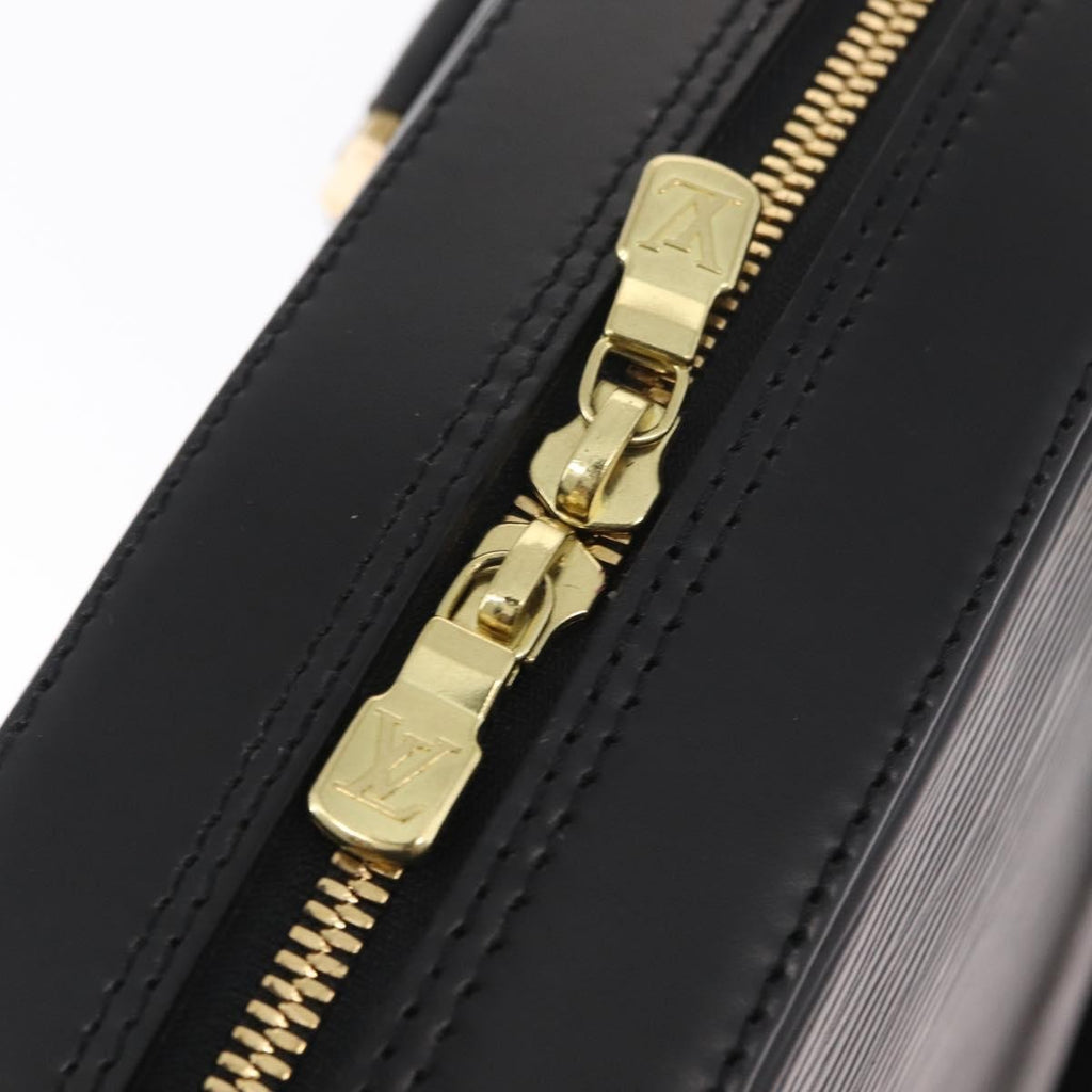 Louis Vuitton Sablons Handbag Epi Leather Black Leather Handbag (Pre-Owned)