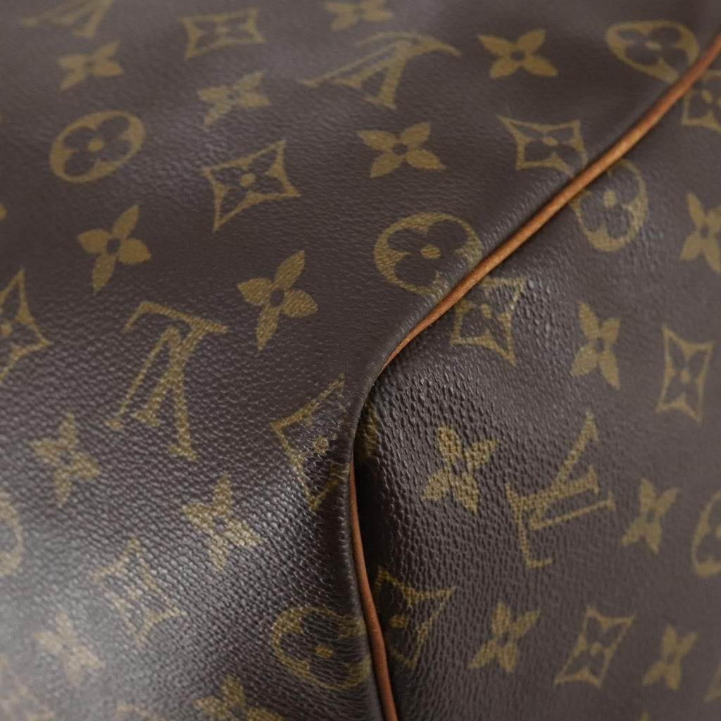 Louis Vuitton Keepall Bag Monogram Canvas Brown Canvas Travel Bag Bag (Pre-Owned)