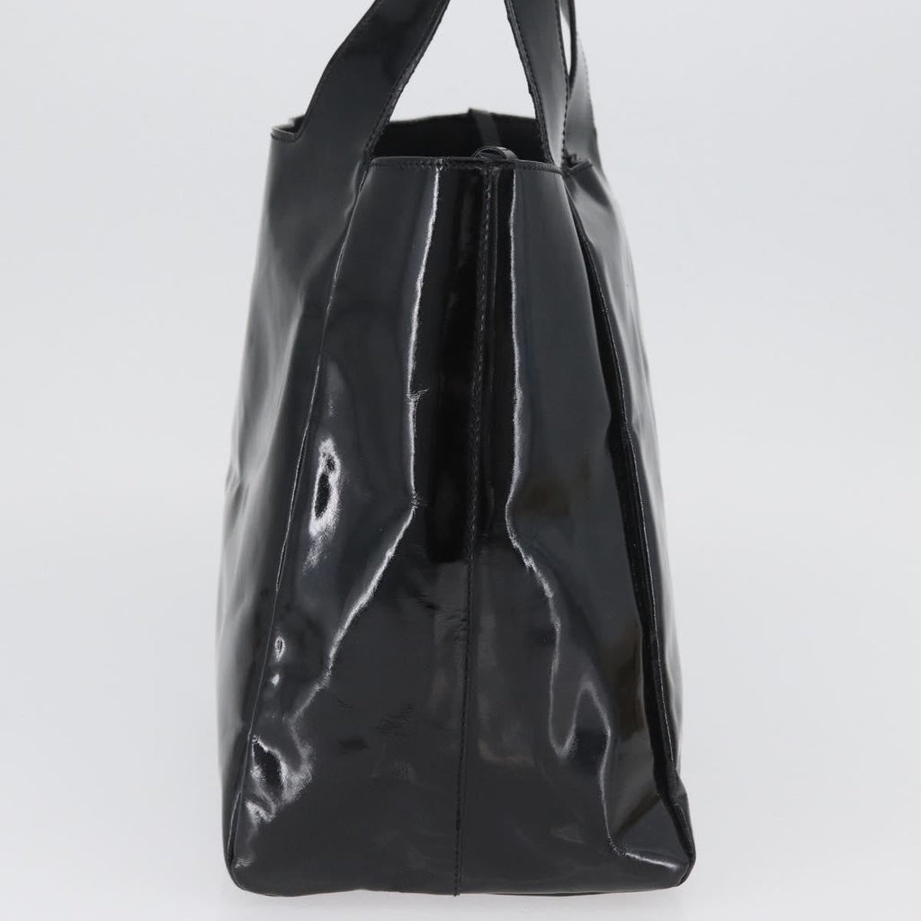 Prada Vintage Handbag Patent Leather Black Patent_Leather Handbag (Pre-Owned)
