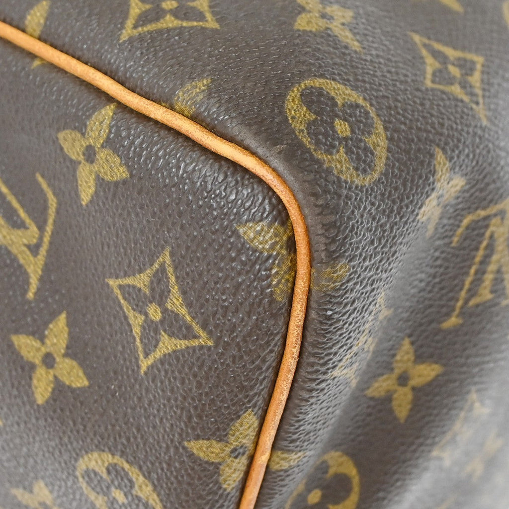 Louis Vuitton Keepall Bag Monogram Canvas Brown Canvas Travel Bag Bag (Pre-Owned)