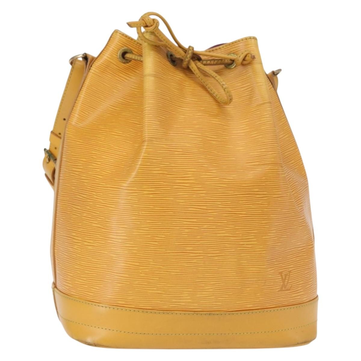 Louis Vuitton Noe Handbag Epi Leather Yellow Leather Shoulder Bag Bag (Pre-Owned)