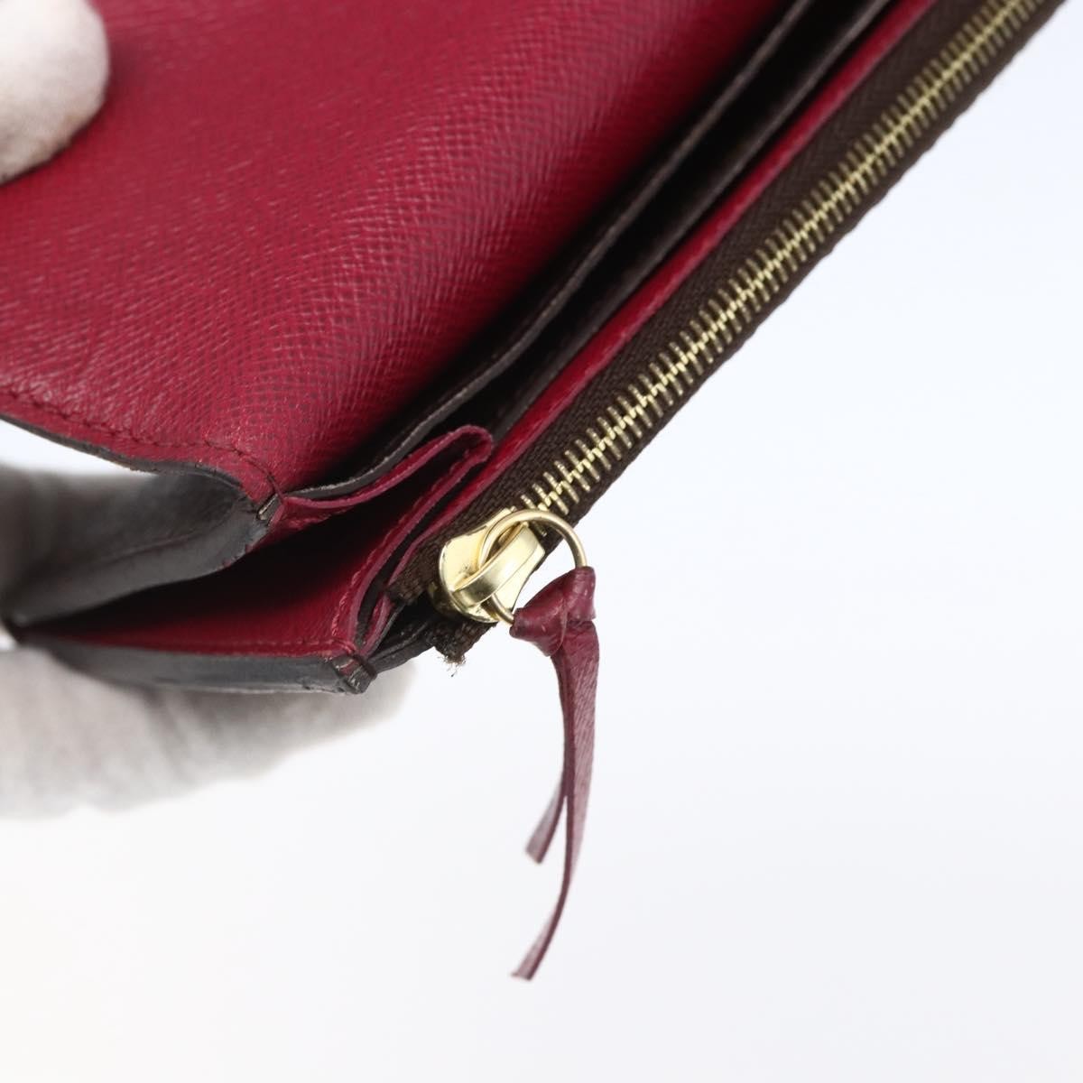 Louis Vuitton Emilie Wallet Monogram Canvas Brown Canvas Wallets Accessory (Pre-Owned)