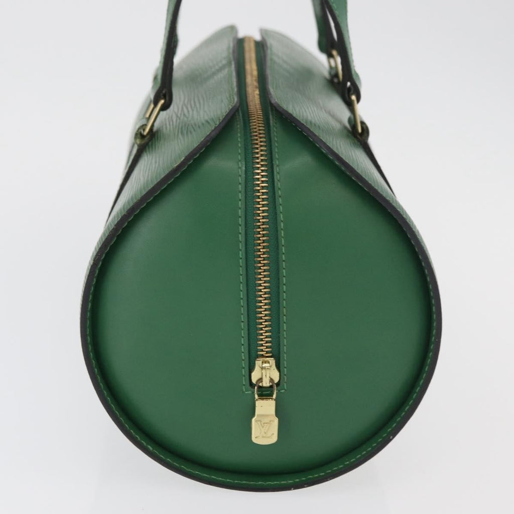 Louis Vuitton Soufflot Handbag Epi Leather Green Leather Handbag (Pre-Owned)
