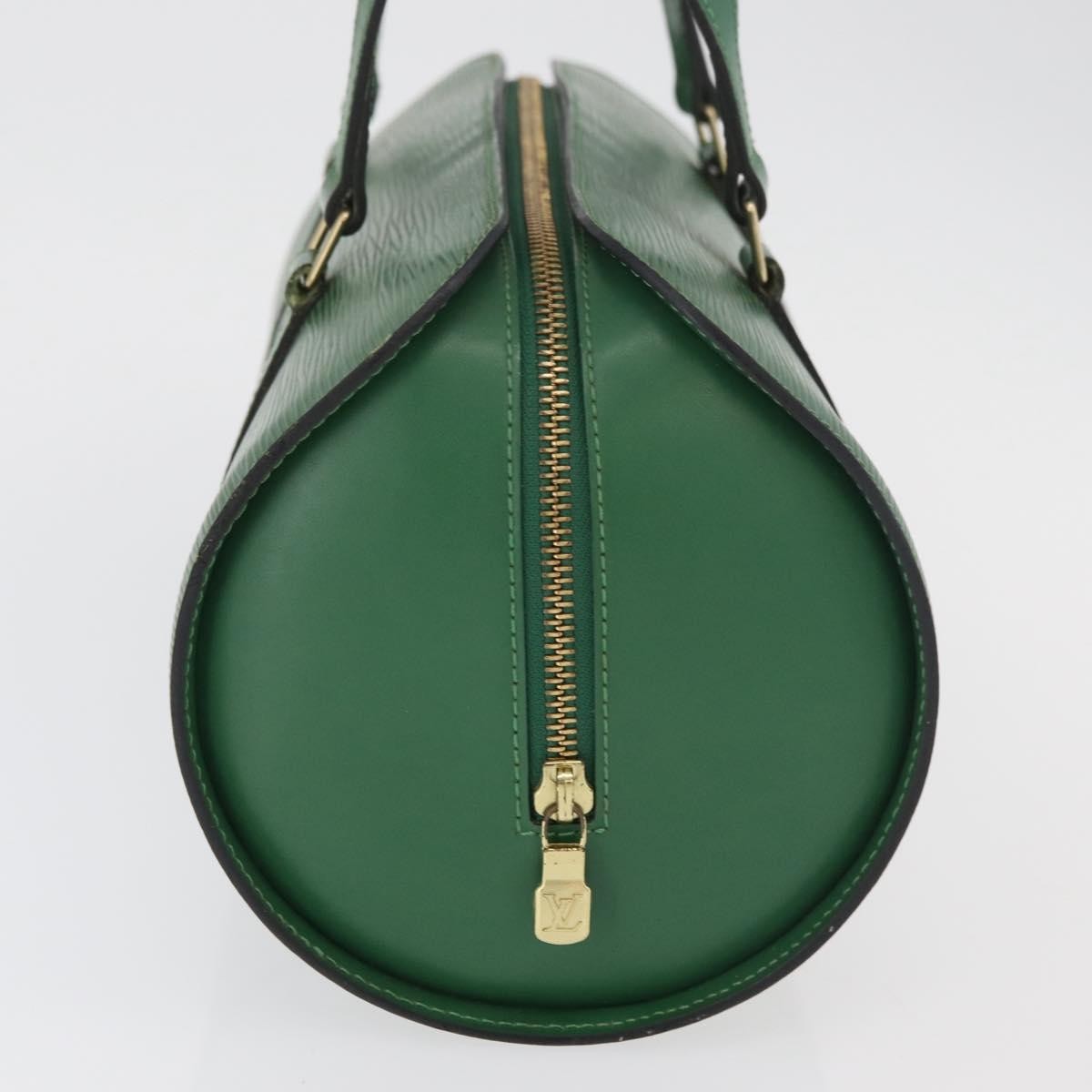 Louis Vuitton Soufflot Handbag Epi Leather Green Leather Handbag (Pre-Owned)