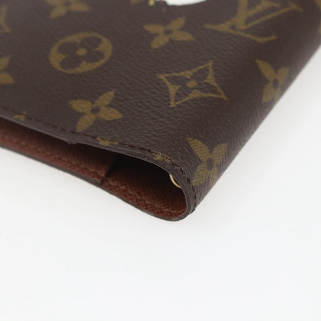 Louis Vuitton Agenda Cover Monogram Panda Brown Canvas Wallets Accessory (Pre-Owned)