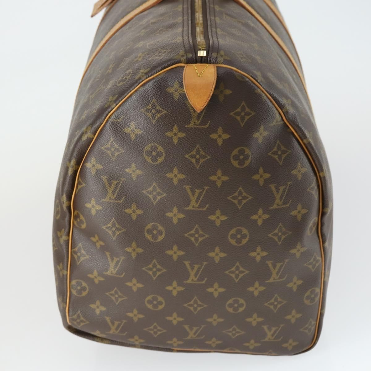 Louis Vuitton Keepall Bag Monogram Canvas Brown Canvas Travel Bag Bag (Pre-Owned)