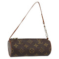 Louis Vuitton Papillon Pochette Monogram Canvas Brown Canvas Clutche & Pouche Bag (Pre-Owned)