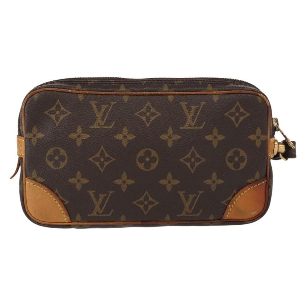 Louis Vuitton Marly Dragonne Clutch Monogram Canvas Brown Canvas Clutche & Pouche Bag (Pre-Owned)
