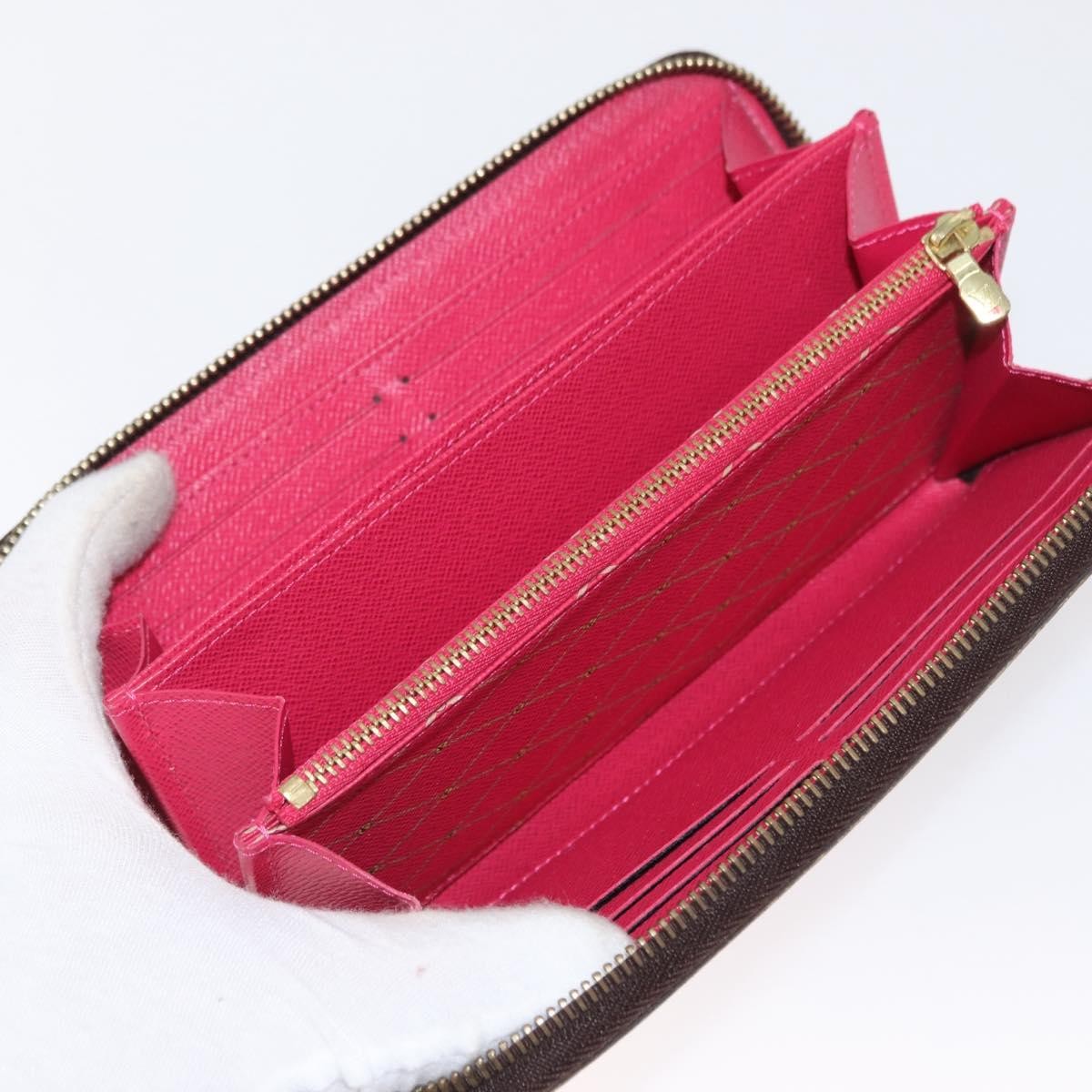 Louis Vuitton Zippy Wallet Canvas Brown Canvas Wallets Accessory (Pre-Owned)