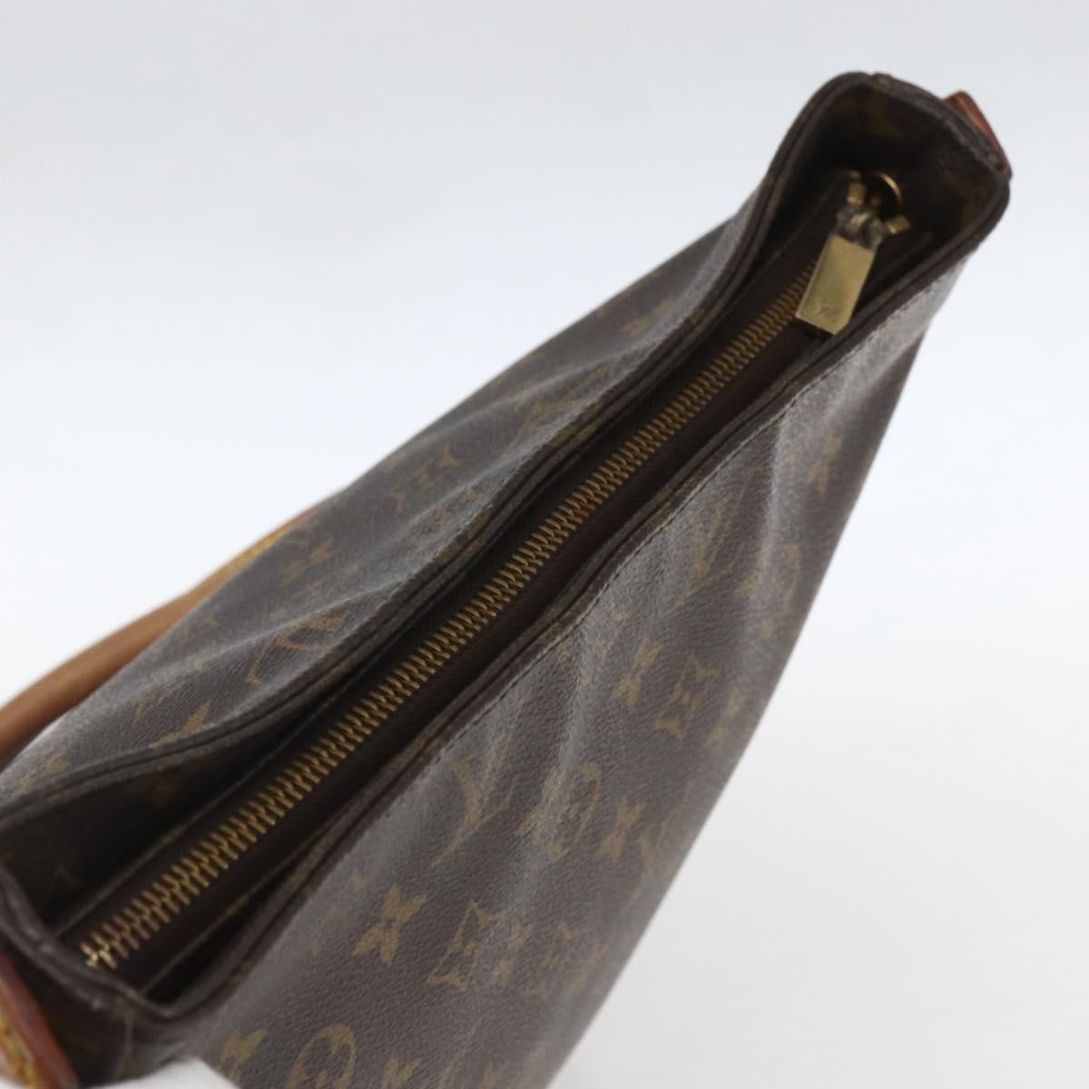 Louis Vuitton Monogram Looping Handbag Monogram Canvas Brown Canvas Shoulder Bag Bag (Pre-Owned)