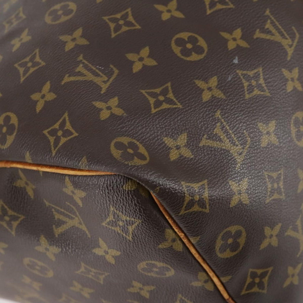 Louis Vuitton Keepall Bag Monogram Canvas Brown Canvas Travel Bag Bag (Pre-Owned)