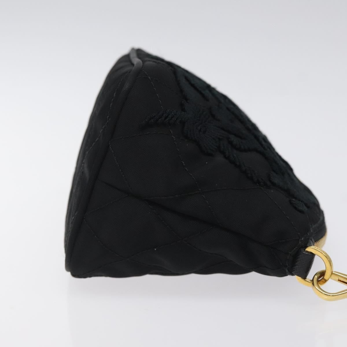 Prada Vintage Pouch Tessuto Gold Nylon Clutche & Pouche Bag (Pre-Owned)