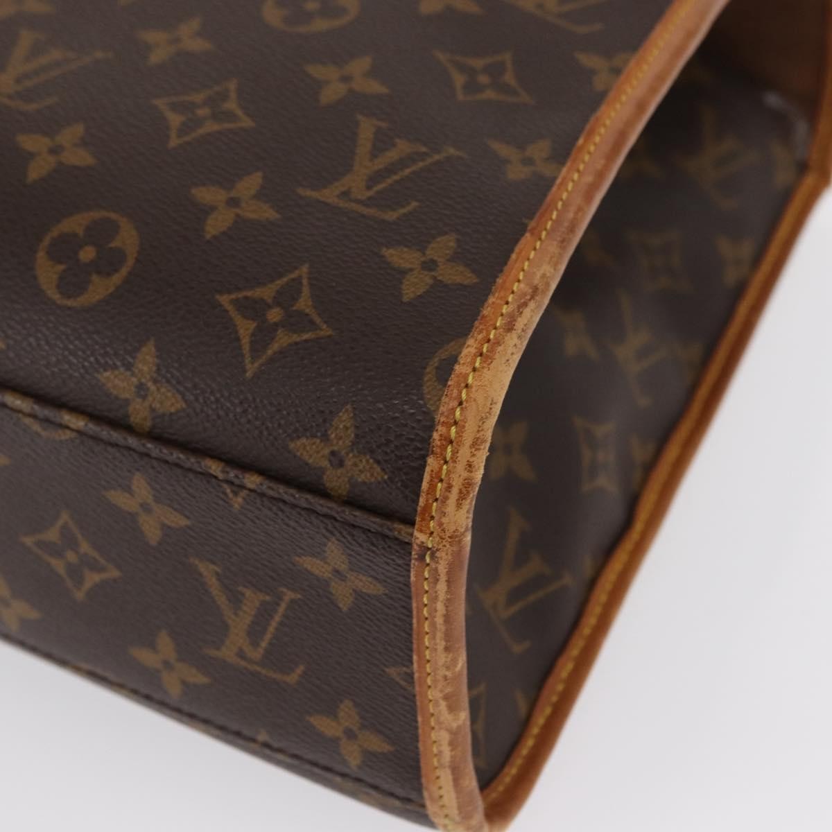 Louis Vuitton Beverly Briefcase Monogram Canvas Brown Canvas Briefcase Bag (Pre-Owned)