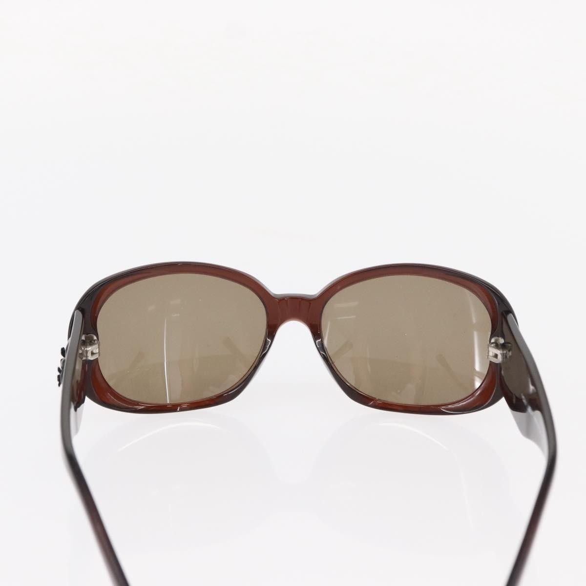 Chanel Camélia Sunglasses Plastic Brown Plastic Sunglasse Accessory (Pre-Owned)