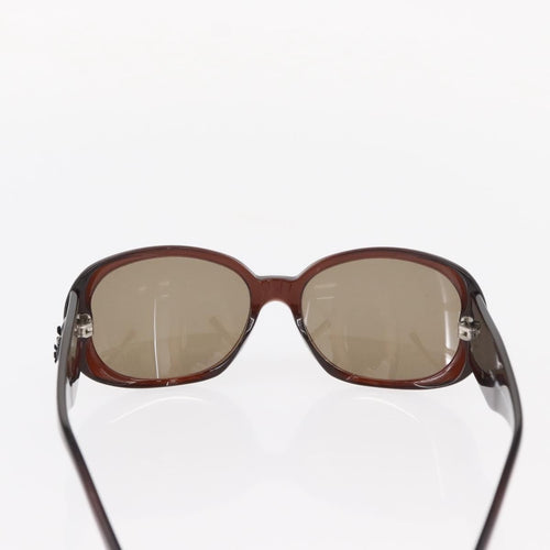 Chanel Camélia Sunglasses Plastic Brown Plastic Sunglasse Accessory (Pre-Owned)