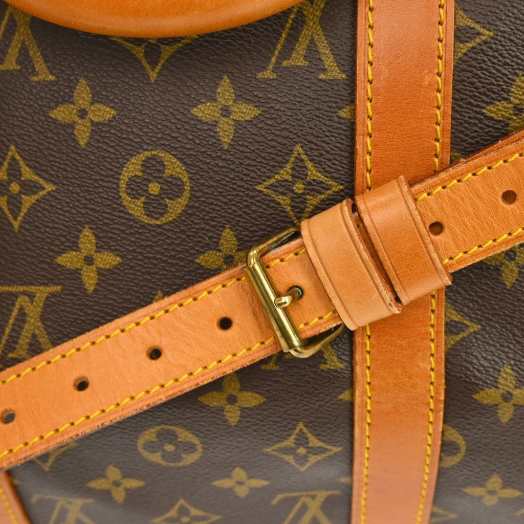 Louis Vuitton Keepall Bandouliere Bag Monogram Canvas Brown Canvas Travel Bag Bag (Pre-Owned)