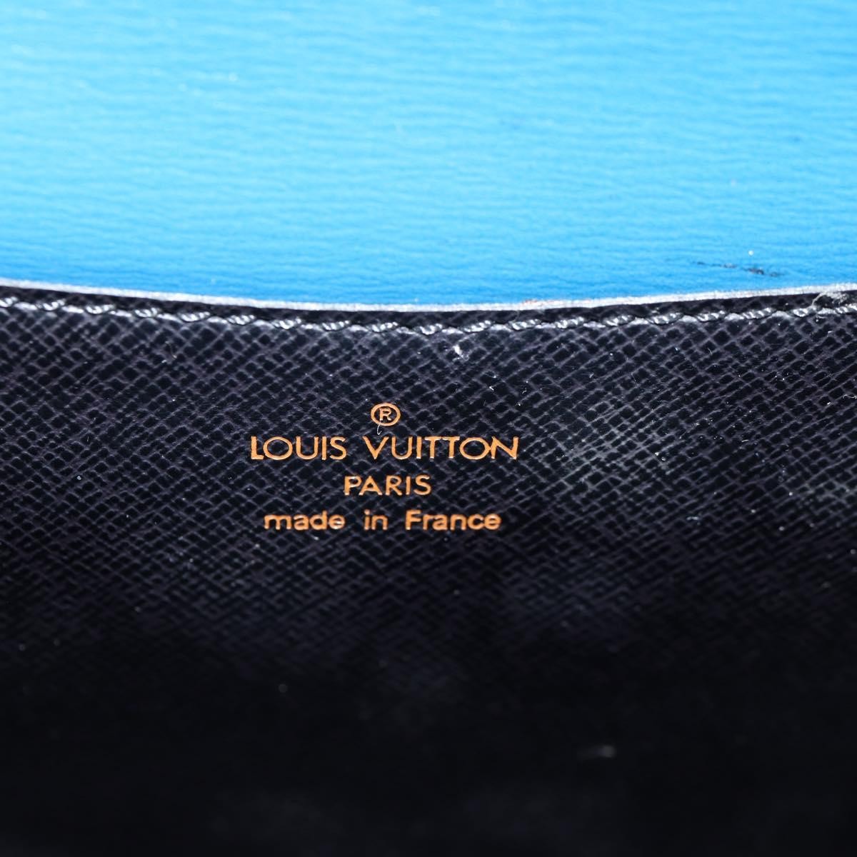 Louis Vuitton Grenelle Shoulder Bag Epi Leather Blue Leather Shoulder Bag Bag (Pre-Owned)