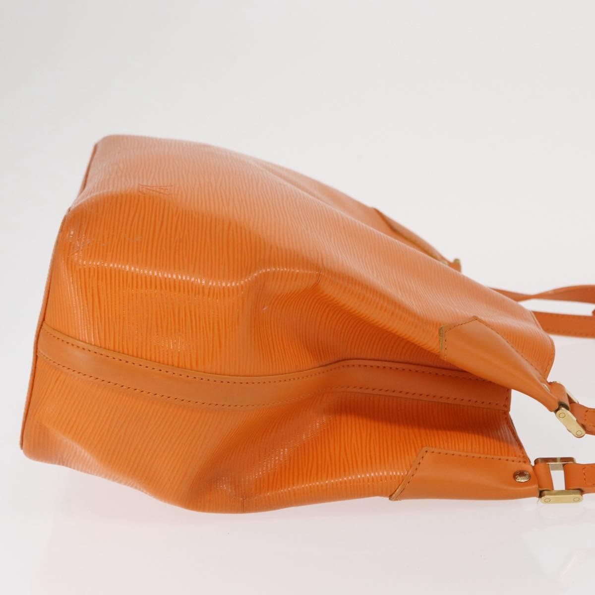 Louis Vuitton Mandara Handbag Epi Leather Orange Leather Shoulder Bag Bag (Pre-Owned)