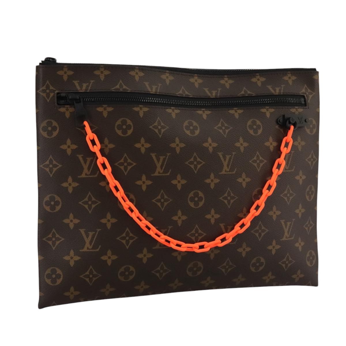 Louis Vuitton Solar Ray A4 Pouch Monogram Canvas Brown Canvas Clutche & Pouche Bag (Pre-Owned)