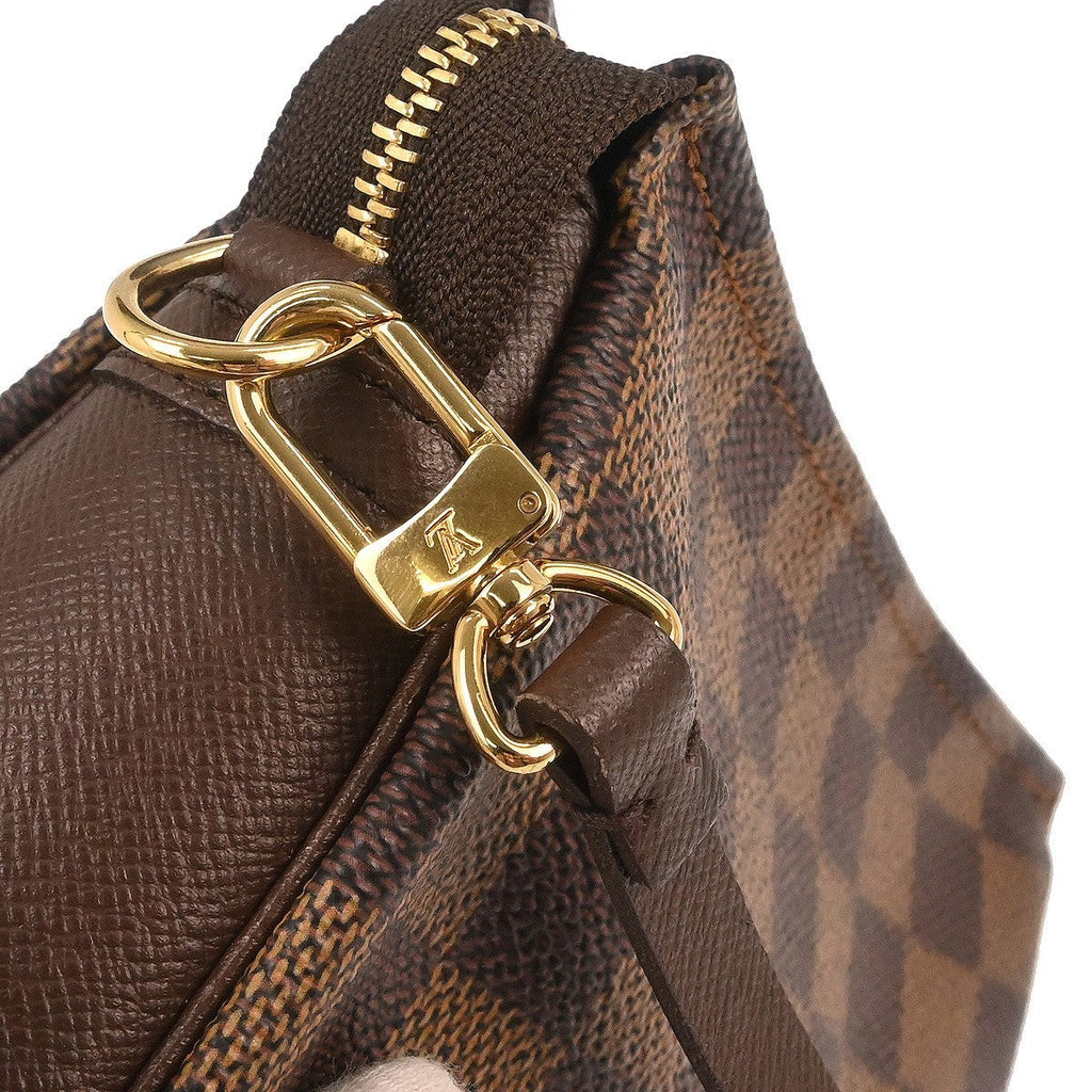 Louis Vuitton Trousse Make Up Bag Damier Brown Canvas Shoulder Bag Bag (Pre-Owned)