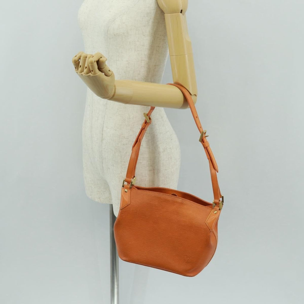 Louis Vuitton Mandara Handbag Epi Leather Orange Leather Shoulder Bag Bag (Pre-Owned)