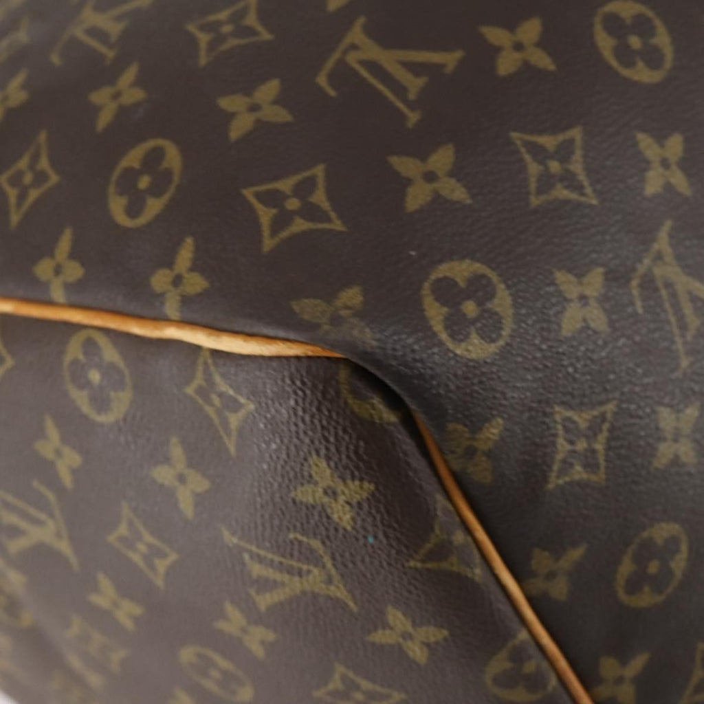 Louis Vuitton Keepall Bag Monogram Canvas Brown Canvas Travel Bag Bag (Pre-Owned)