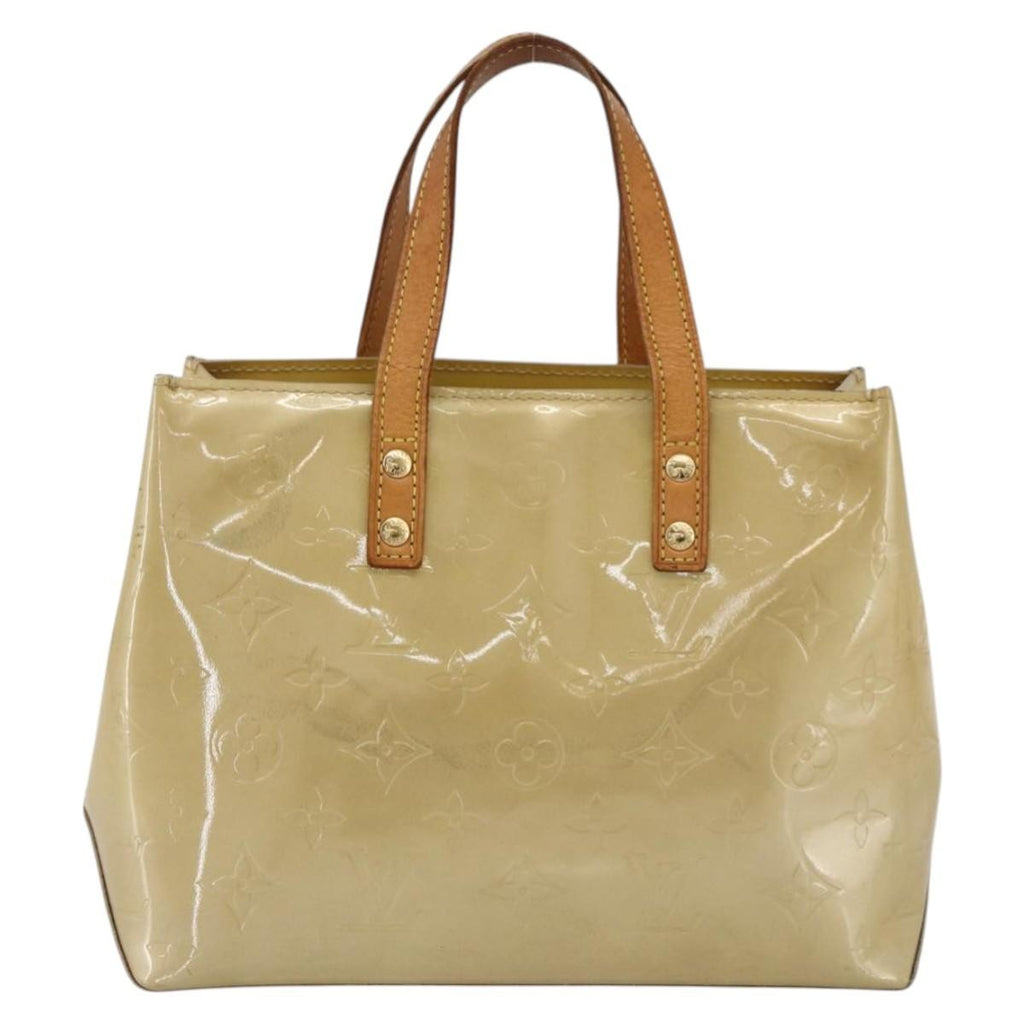Louis Vuitton Reade Handbag Monogram Vernis Beige Patent_Leather Handbag (Pre-Owned)