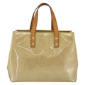 Louis Vuitton Reade Handbag Monogram Vernis Beige Patent_Leather Handbag (Pre-Owned)